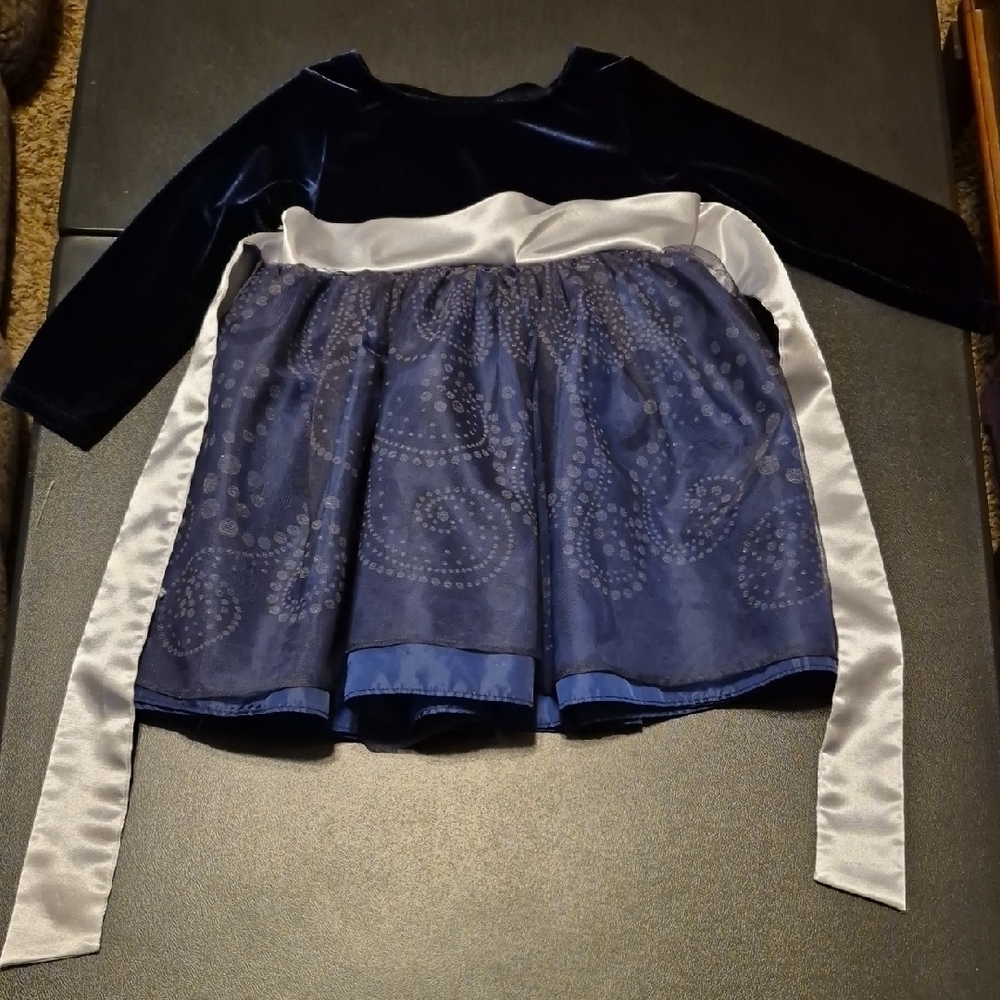 Rare Editions Navy and White Kids Dress